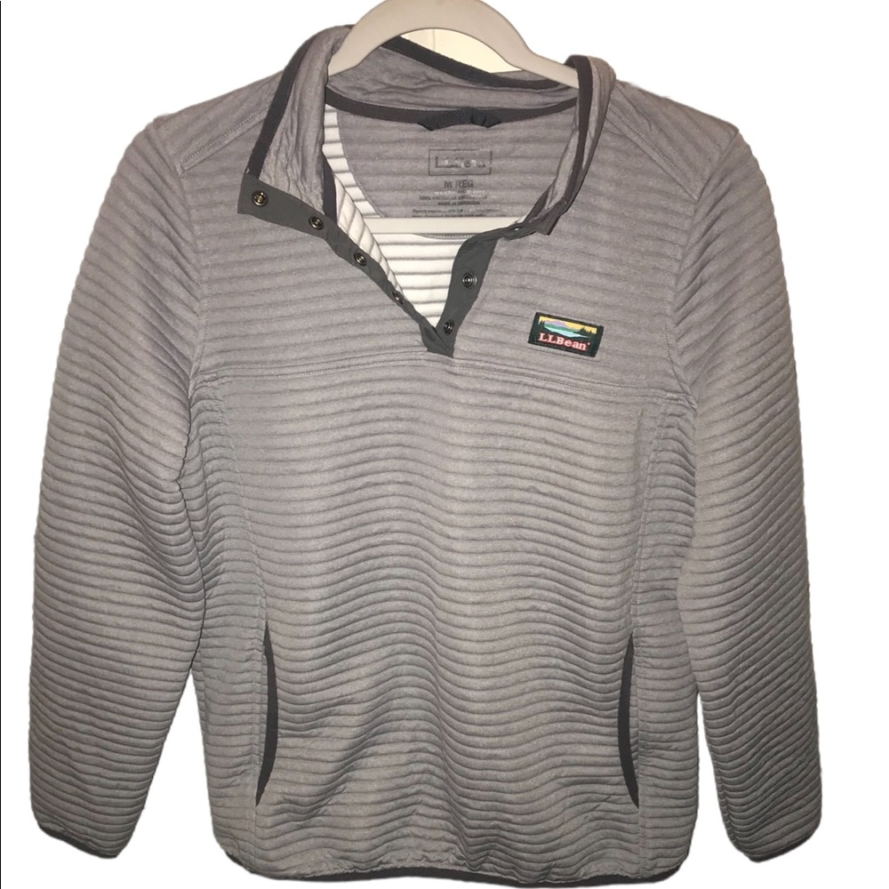 LL Bean Women's Airlight Knit Pullover Size Medium